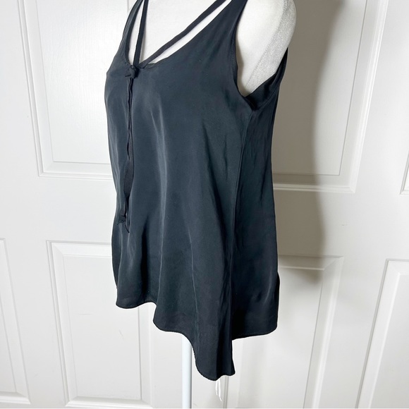 Milly silk black tank top (0) - Picture 2 of 7